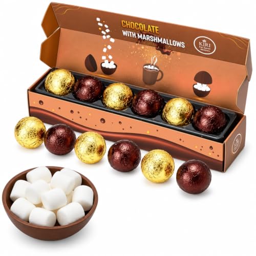 Hot Chocolate Bombs Marshmallow Filled Balls - Set of 6