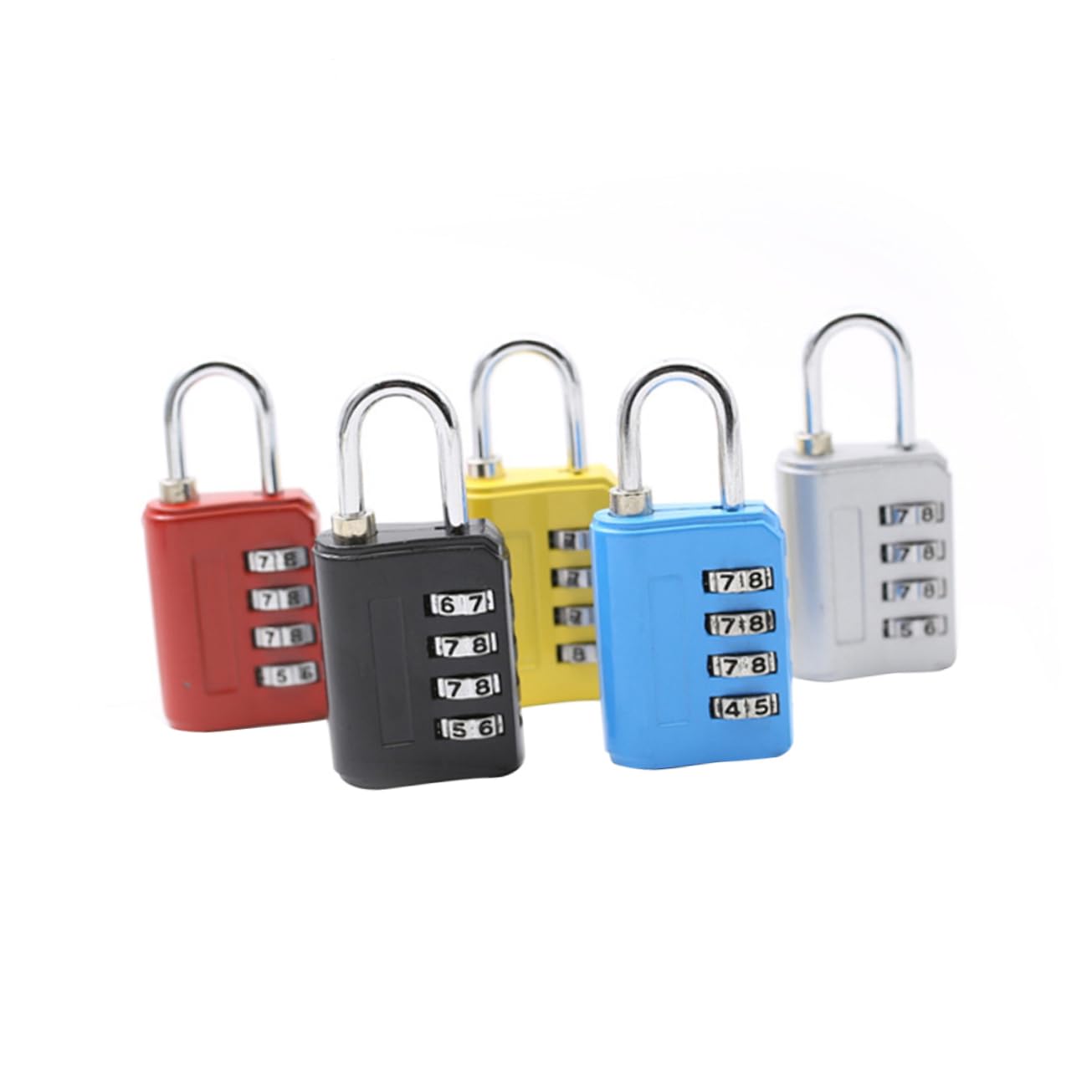SHERCHPRY 15pièces Cadenas à Chiffres Alliage De Lot De Verrouillage Sécurisé Pour Valises à Et Casiers Couleurs Assorties