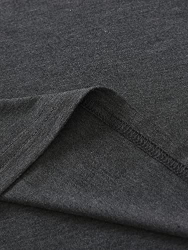 Image of Latuza Men's Viscose Sleep Shirt Soft V-Neck Pajama Tops 3 Pack