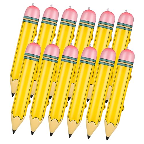 Jouets gonflables crayons géants PVC décorations école résistantes