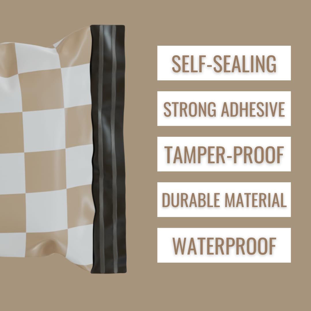 Pack It Up - Sacchetti di spedizione Polymailers - Confezione da 100 Polymailers 10x13 per spedizione, imballaggio per piccole imprese - Simpatiche borse di spedizione in poli - Sacchetti postali