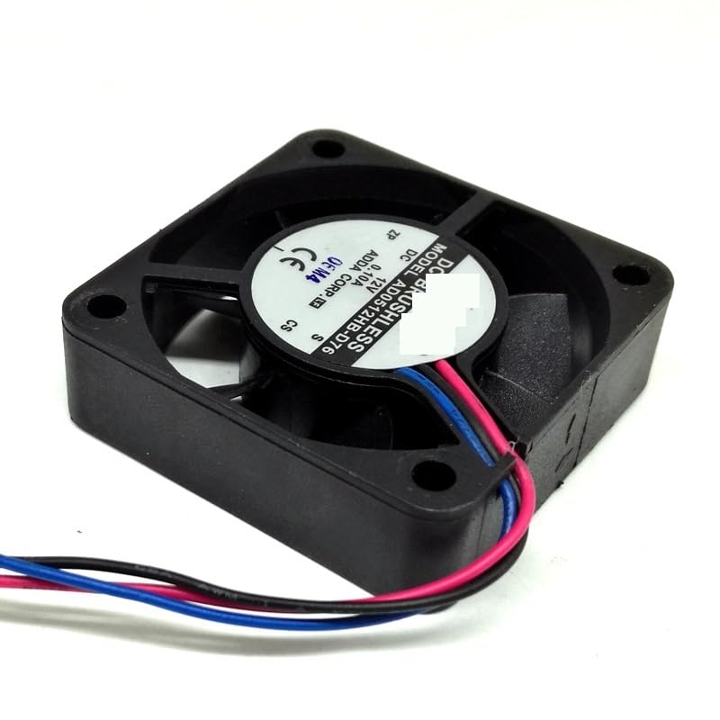 Fácil de reemplazar para 5010 AD0512HB-D76 50mm 12V Ventilador de refrigeración con rodamiento Bolas Doble, Silencio 0.10A para Caja computadora