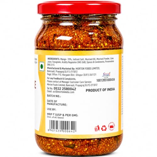 Image of Morton By Birla Mango Pickle 400 Gm