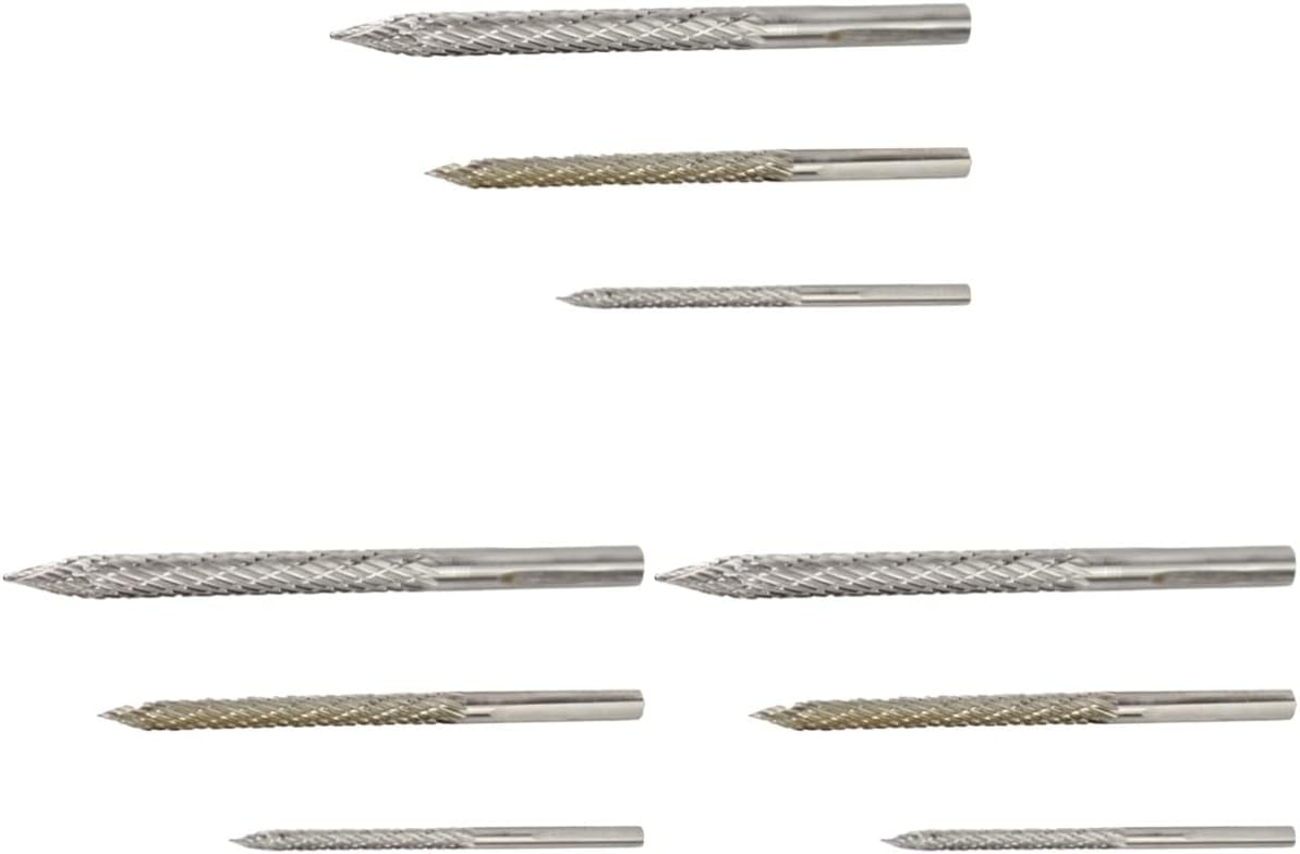 ibasenice 3sets Car Tire Repair Tool Metal Reamer Bit Tire Buffer Drill Bit Automotive Tool Kit