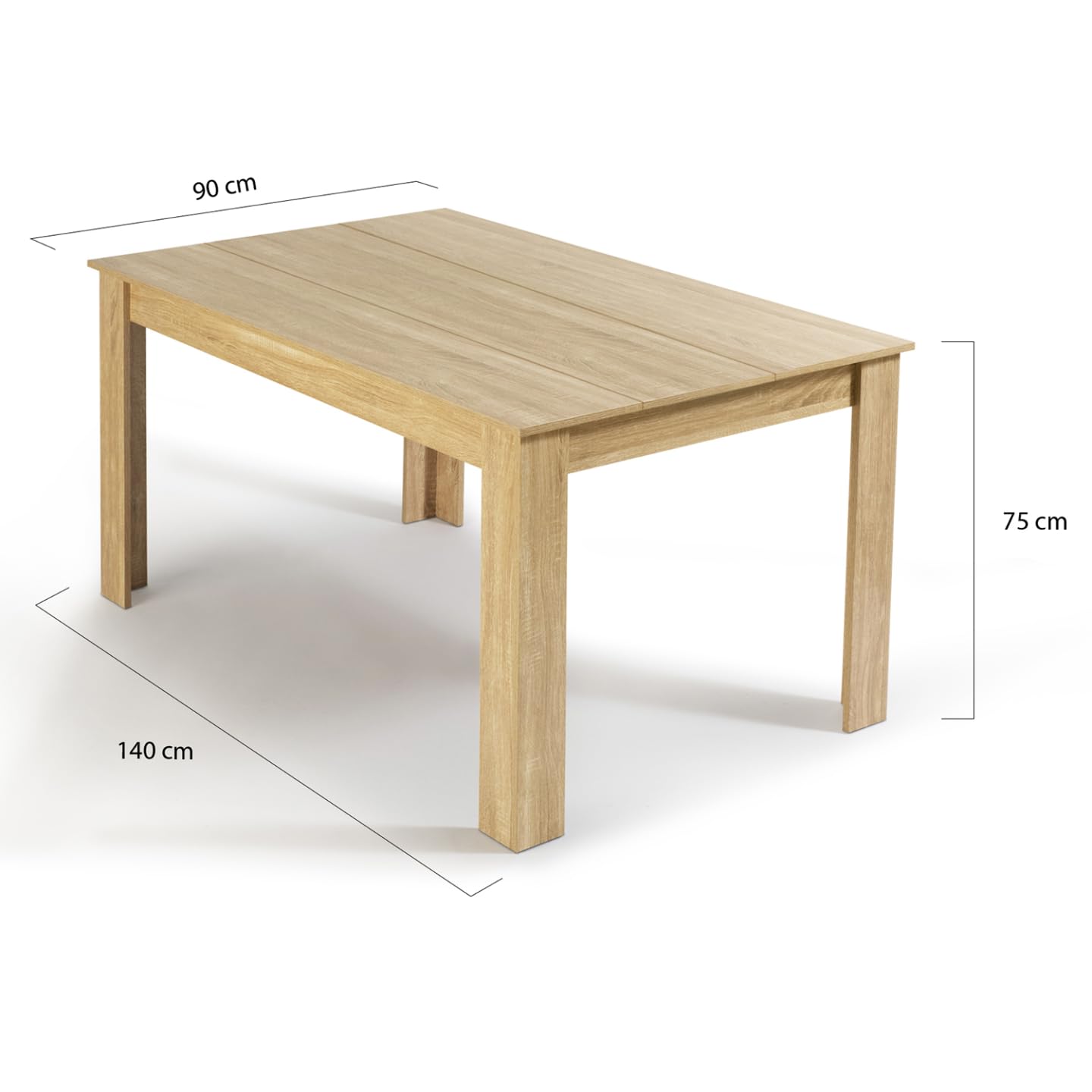 Table de jardin bois exotique d'occasion - Ameublement