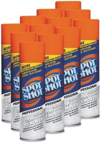 WD-40 - Spot Shot Professional Instant Carpet Stain Remover, 18oz Spray Can - 12/Carton