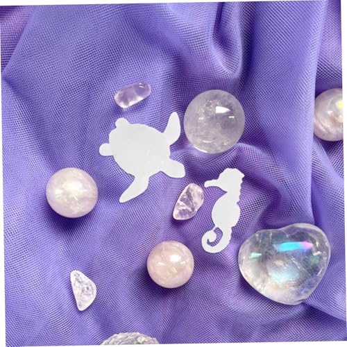 Moldes para joyería DIY con relleno plástico y figuras marinas en silicona 3D 7