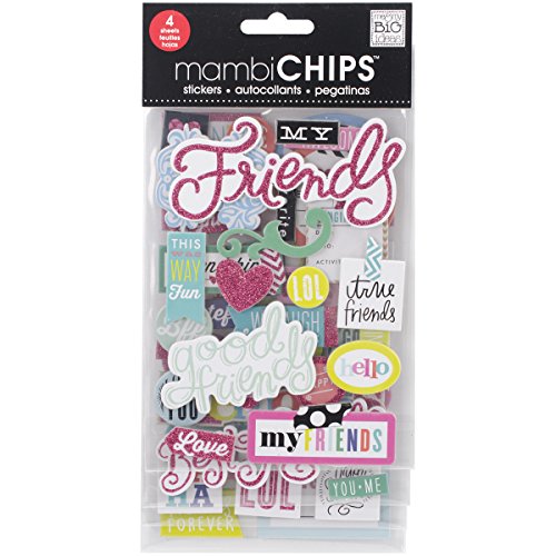 Me & My Big Ideas 374552 Chipboard Value Pack, Good Friends