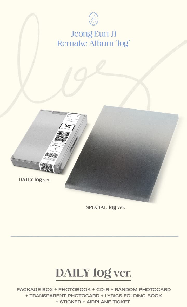 APINK Jeong EunJi log 1. album Remake płyta CD + plakat + fotokarta+ przezroczysta fotokarta+ składana książka z tekstami + naklejka + bilet lotniczy + polaroid + sub fotoksiążka + trakcing (zestaw (dzienny dziennik + specjalny dziennik))
