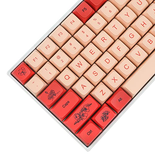 YMDK Chinese Style Keycaps 157 Key Dye Sub PBT ZDA Similar to XDA Keycap Dye Sub for MX Keyboard 104 87 GK61 96 84 GK64 68 Key caps (157 Chinese Style)