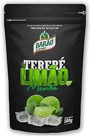 Erva Mate Terere Limão e Menta Sem açúcar Barão 500g