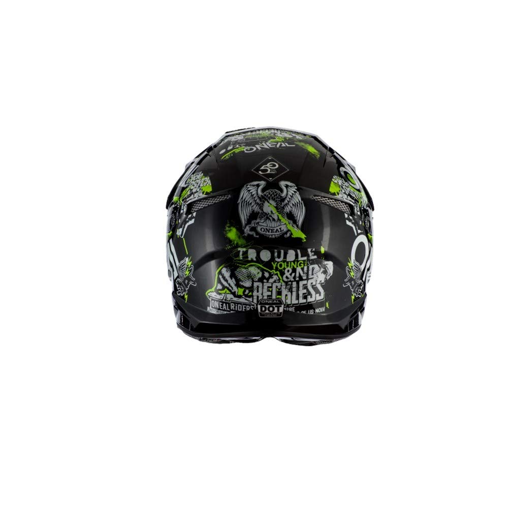 O'NEAL | Motocross-Helm | Motocross Enduro | , ABS Schale, Lüftungsöffnungen für optimale Belüftung & Kühlung | 3SRS Helmet Attack 2.0 | Erwachsene