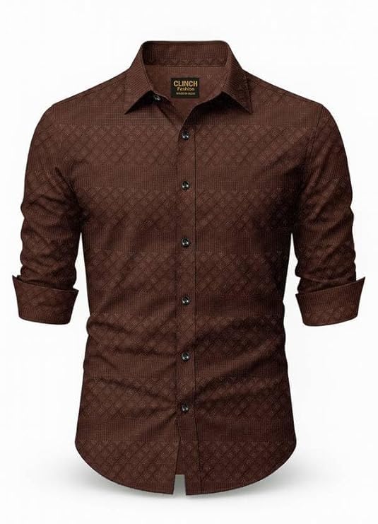 Image of Men Linen Cotton Full Sleeve Shirt for Man | Mens Casual Shirt |Shirts for Men Stylish | Men Shirts | Casual Business Party Festival Regular Fit