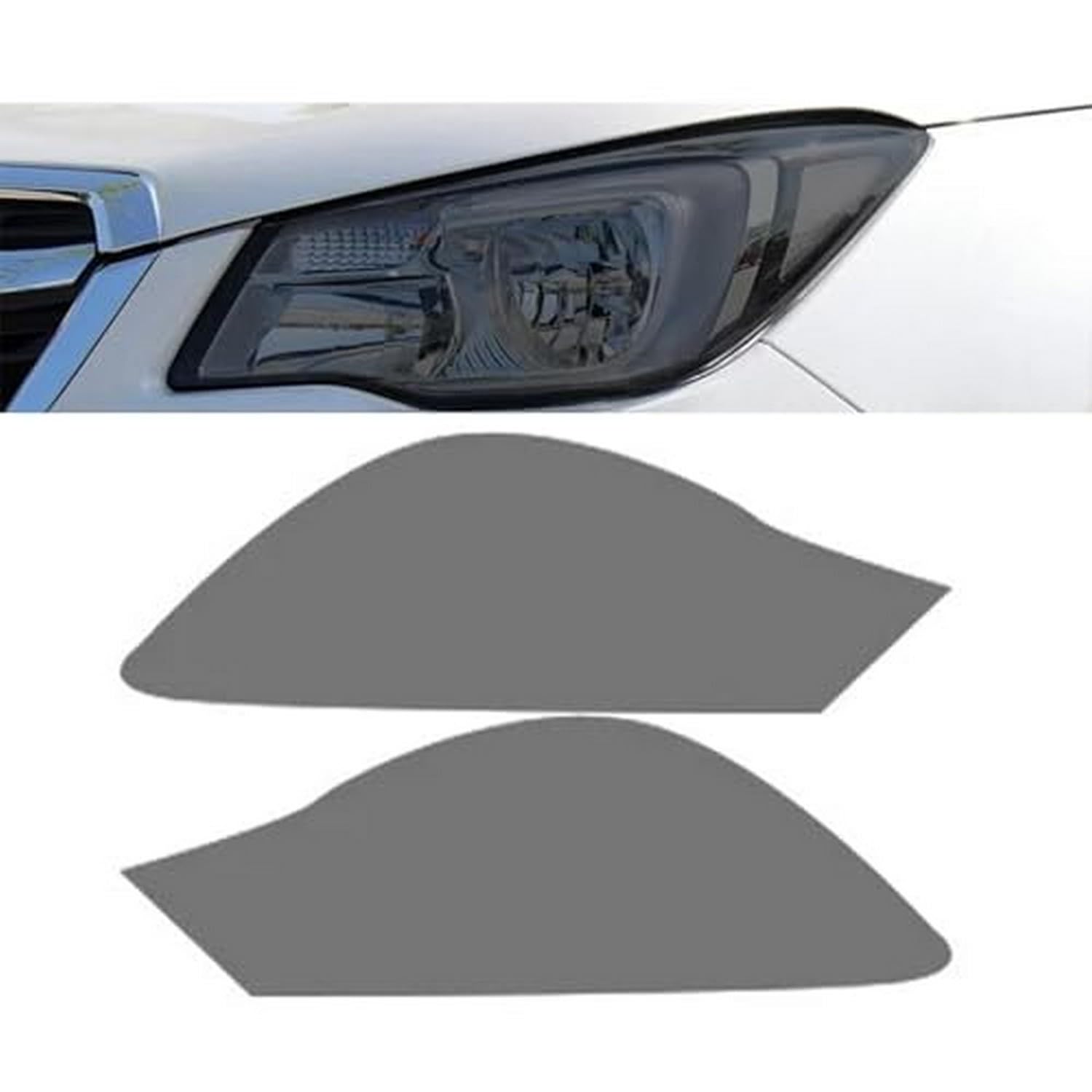 Film teinté phare Subaru Forester anti-rayure TPU noir fumé
