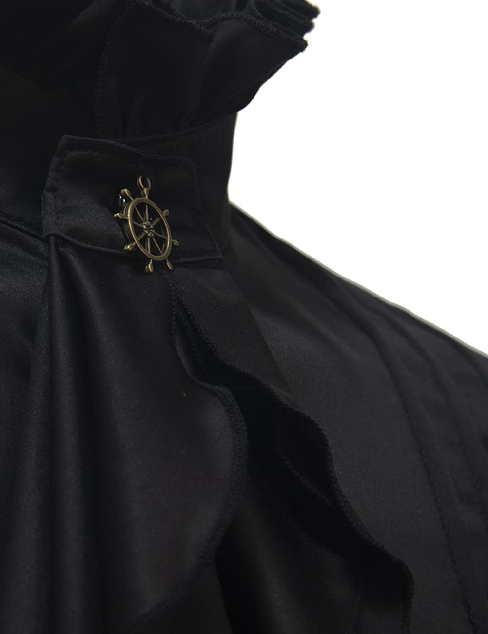 Mens Steampunk Renaissance Medieval Gothic Victorian Pirate Shirt