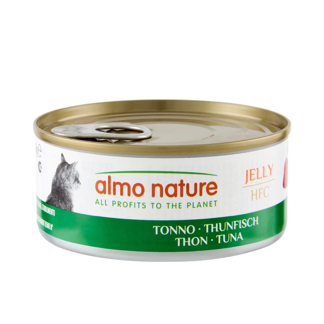 almo nature HFC Jelly - Atún - Comida húmeda para Gatos Adultos: 24 latas de 150 g