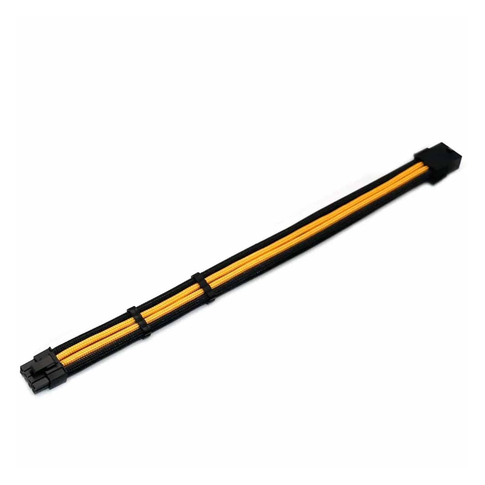 Black PSU Extension Power Cable Kit, 24Pin MB, 4+4/8Pin CPU, PCIE 6+2P, 6Pin GPU Computer PSU Extension Cable Kits(Kit E)