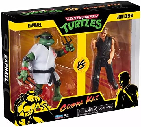 Teenage Mutant Ninja Turtles vs. Cobra Kai Raph vs. John Kreese 2 Pack