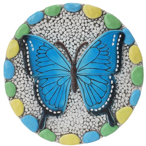 Cynkeyee Butterfly Garden Stepping Stone Blue