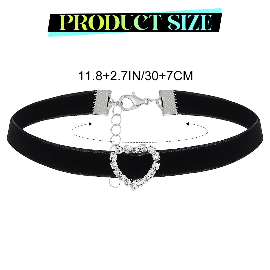 Amazon.com: ACEDRE: BLACK CHOKER NECKLACE