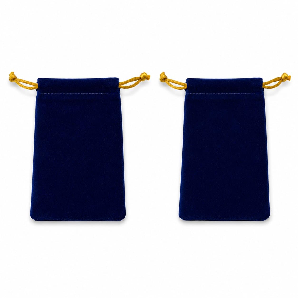 Premium Royal Blue Velvet Potli Bags (Set of 2)-image-14