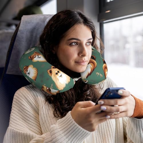 Almohada de Viaje con Espuma Viscoelástica Negra miniatura 6