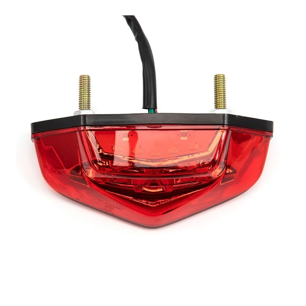Luce posteriore moto Accessori per moto, fanale posteriore a LED, luci di stop e guida integrate, posteriori per la maggior parte delle motociclette