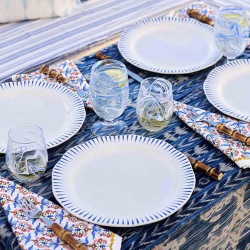 Juliska Puro Marbled Glasses (Blue, Goblet) - Image 5