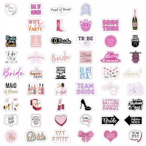 Image of 100Pcs Bachelorette Stickers, Bachelorette Party Stickers for Scrapbook, Laptop, Gifts for Women & Men