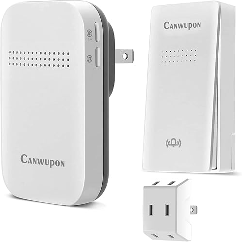 Miniatura 8 de Timbre inalámbrico  Timbre de puerta autoalimentado, no requiere batería para el hogar, botón enchufable, timbre de puerta inalámbrico impermeable,