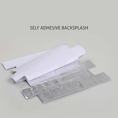 Miniatura 3 de Azulejo autoadhesivo de 10 hojas de 12 x 12 pulgadas, ladrillo rojo autoadhesivo para cocina y baño