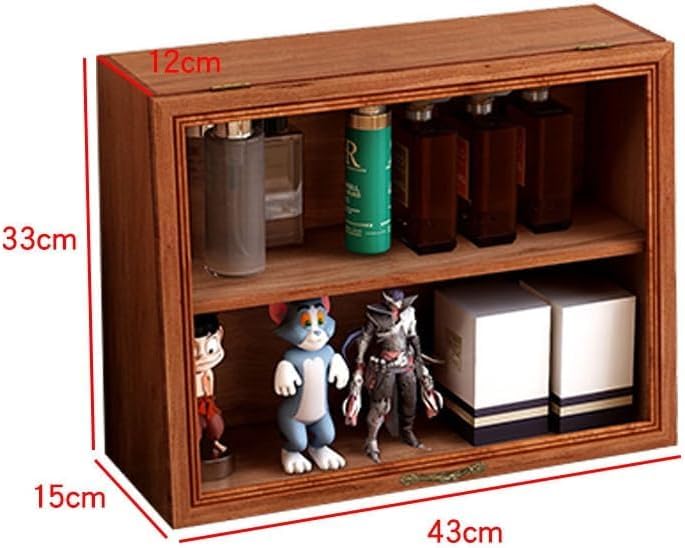 Amazon.co.jp: 木製 コレクションケース 卓上 小型 フナチュラル木目