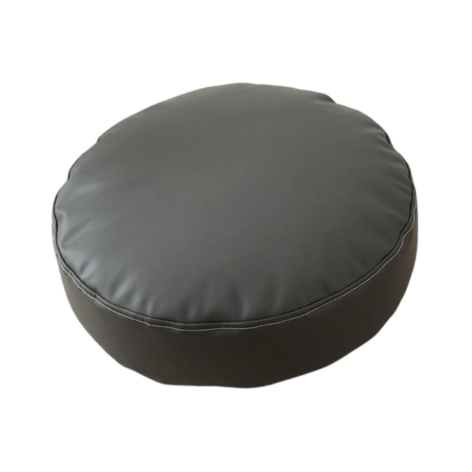 Enakshi Round Floor Cushion 40cm Soft Floor Pillow for Office Bay Window Living Room Deep Grey-image-12