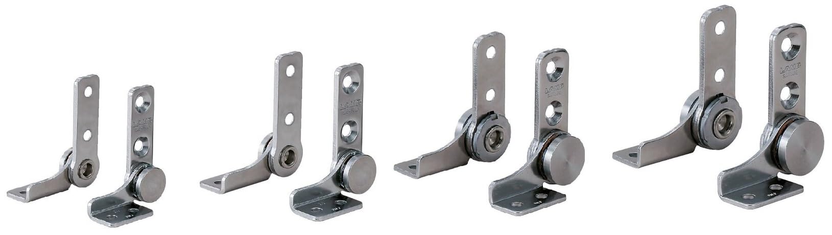 Set mit 2 Reibungsscharnieren (links + rechts), HG-TB45 für Gerätedeckel, Möbelklappen, Monitorgehäuse