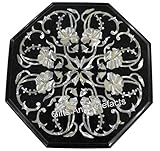 Fabriqué à la main en Inde avec des incrustations teintes, Pietra Dura Art par les artisans qualifiés qui sont les descendants de ces familles qui ont construit le Taj Mahal.