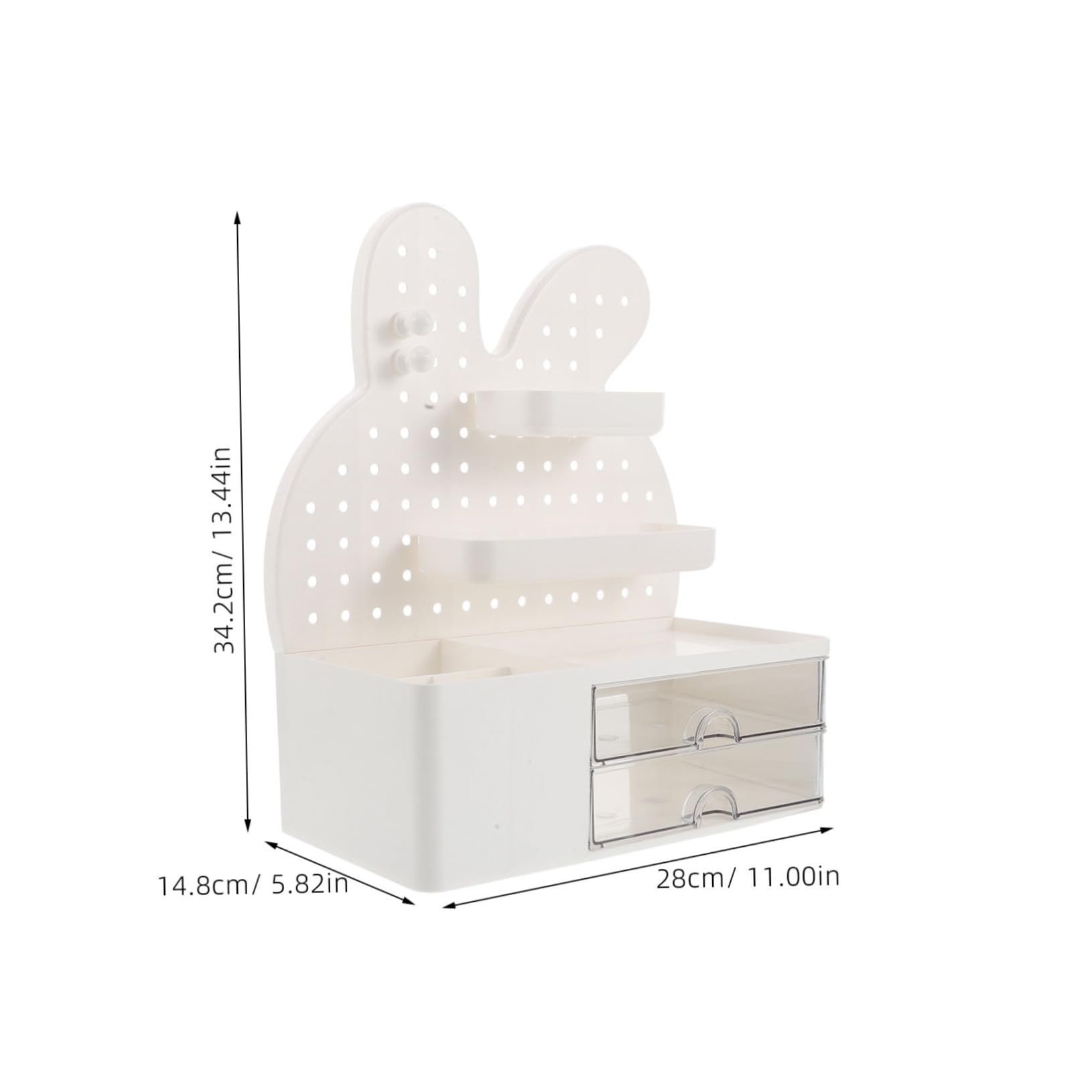TOPBATHY Scatola Portaoggetti Per Cancelleria Con Pannello in Plastica Organizer Per Cassetti Da Scrivania Portaoggetti Con Cassetto Per Ufficio Accessori Da Scrivania Per Forniture Per