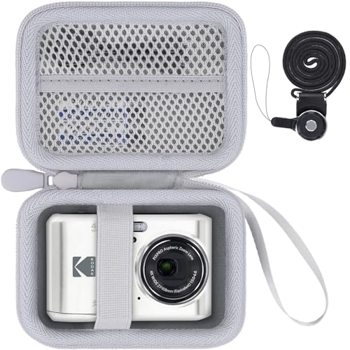 JUNENTER KODAK PIXPRO �t�����h���[�Y�[�� FZ55/FZ45/FZ43 16MP �f�W�^���J�����p�n�[�h�L�����[���[�P�[�X (���b�h�P�[�X�̂�)