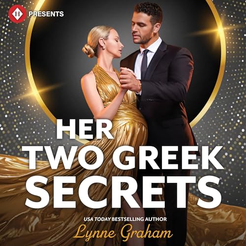 Her Two Greek Secrets Audiolibro Por Lynne Graham arte de portada