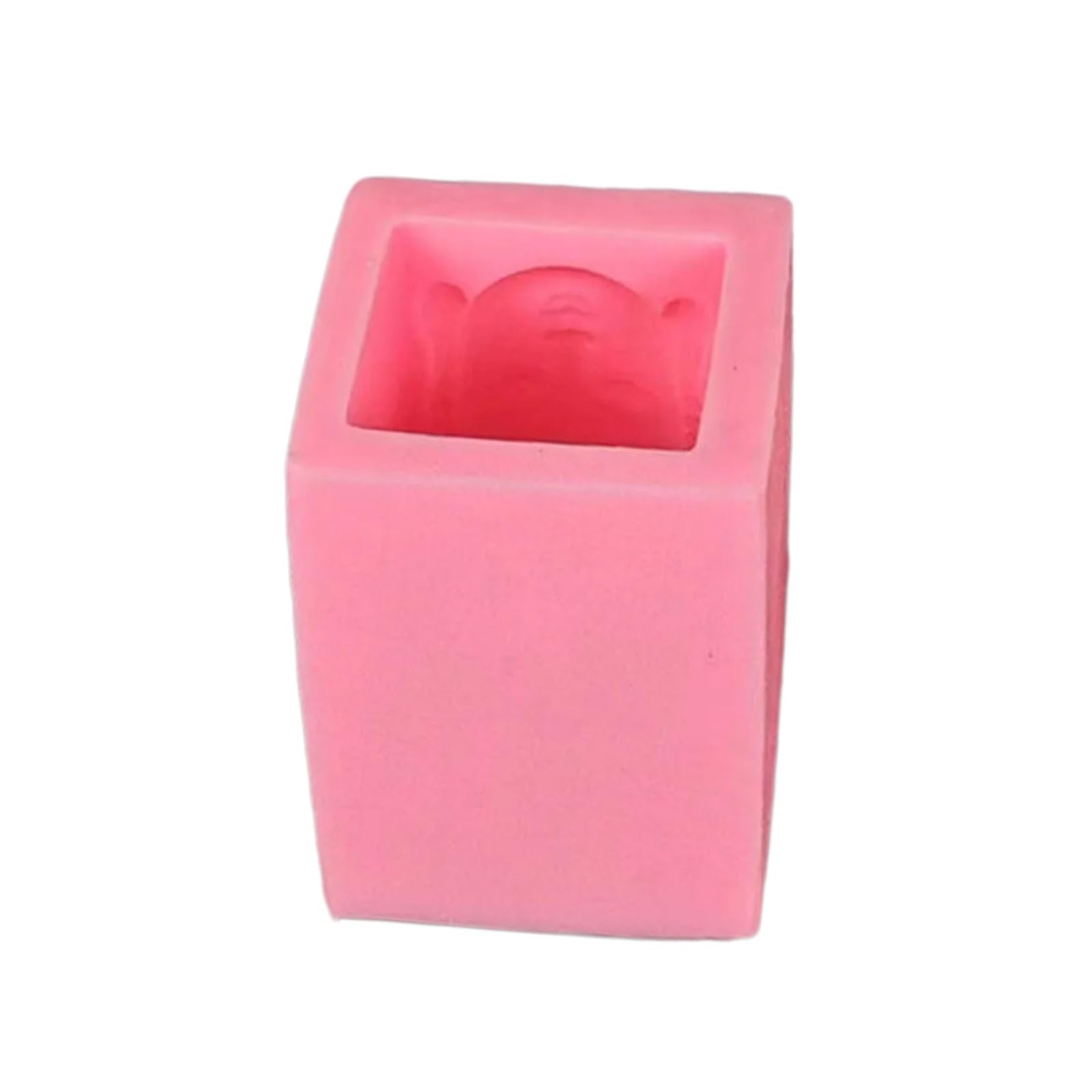 Moule bougie cubique trou unique pour fabriquer vos bougeoirs de fête