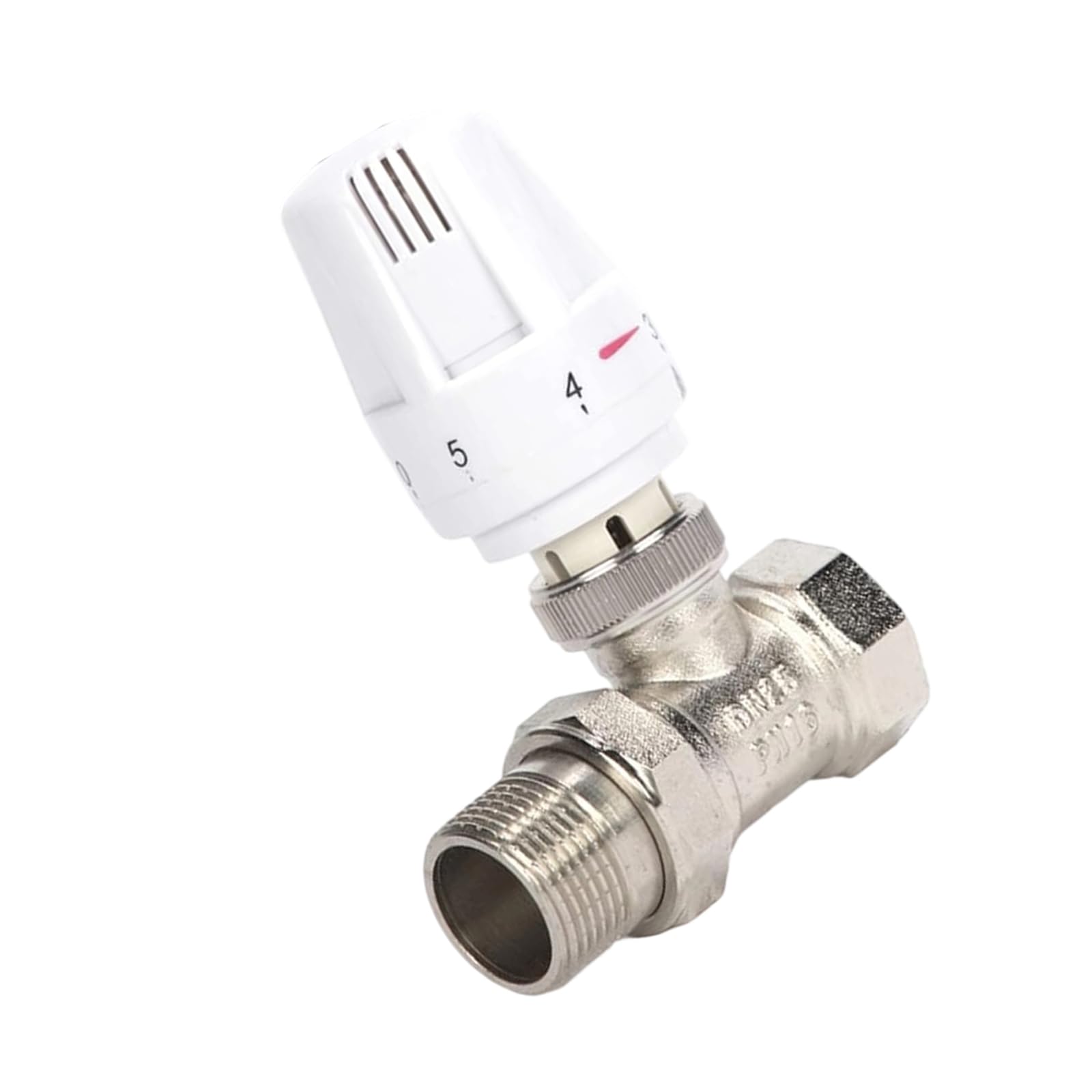 Thermostatic Adapter DN15 Copper Easyly Installation 5 Levels Temperature Control with Vertical Radiators Adjustments Radiators Adapter