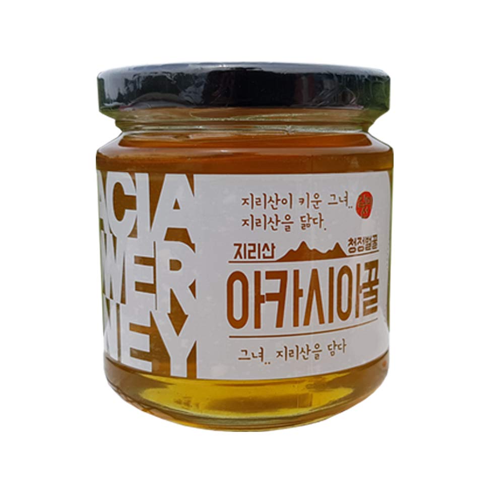 Korean 100% Natural Pure Honey Acacia Wildflower Chestnut 300g | 560g 지리산 밤꿀 Piagol (Acacia Honey, 19.75 oz (560g))