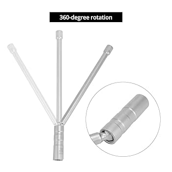 14MM 16MM Thin Wall Magnetic Swivel Spark Plug Socket 12-Point Removal Tools AT