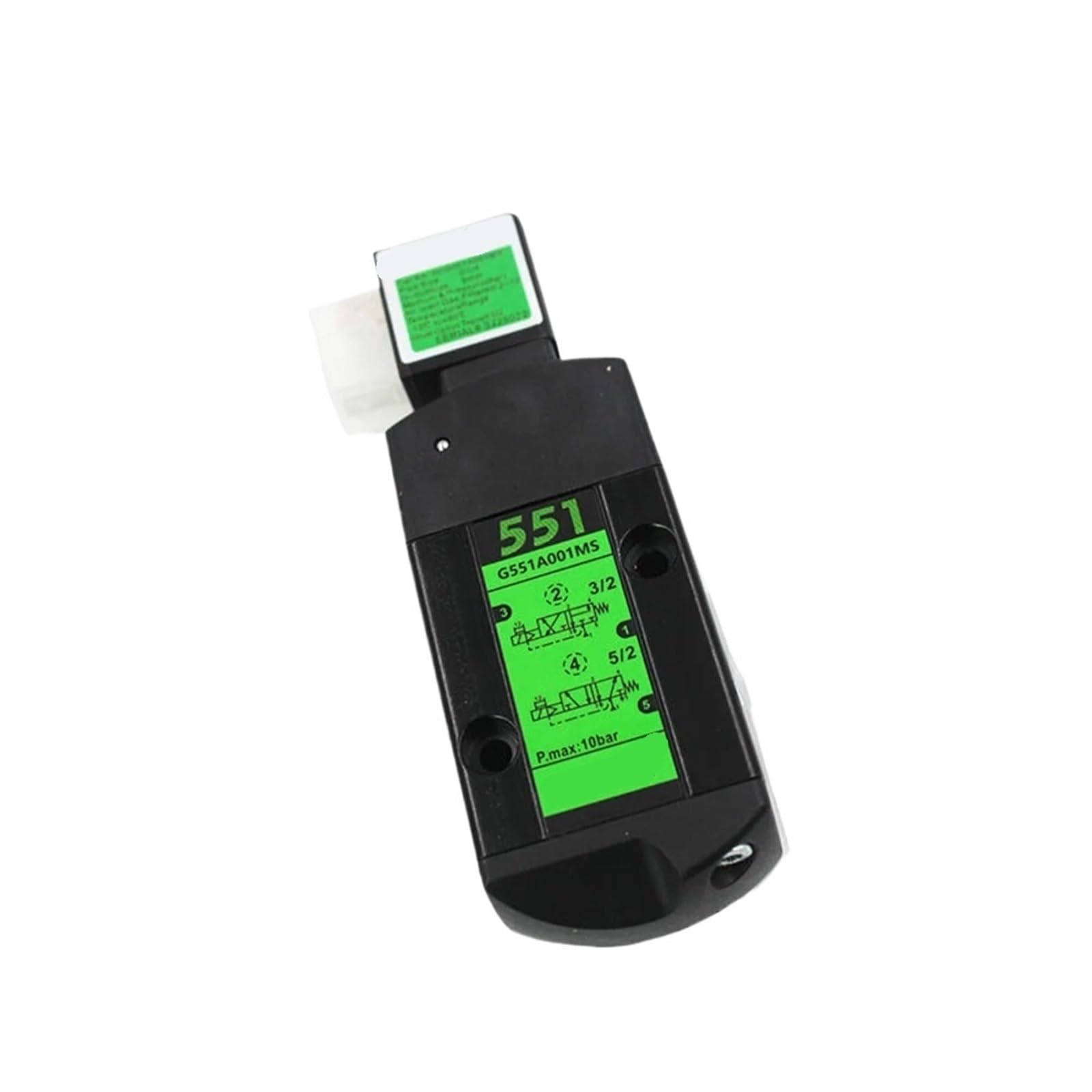 Vanne à bobine commutable 3/2 et 5/2 SCG551A001MS à haute réactivité AC110V