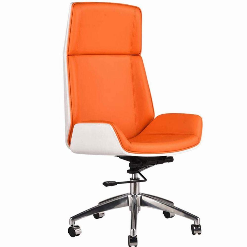 Fauteuil de bureau américain orange ZZ idéal pour le télétravail créatif