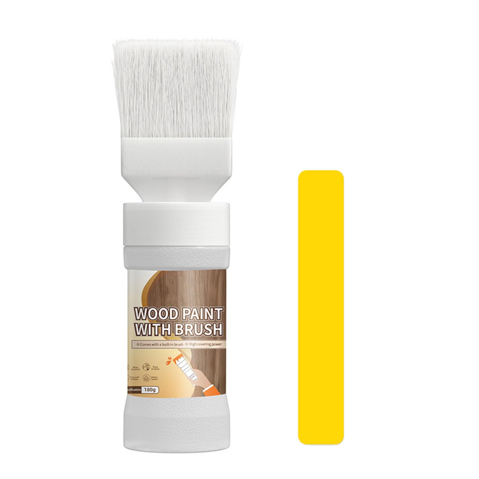 Kaeltsyn Medium1 Yellow Water Based Gold Foil Paint Integrated Brush For Home Decoration On Various Surfaces Rapid Dryingtechnology Home Paint