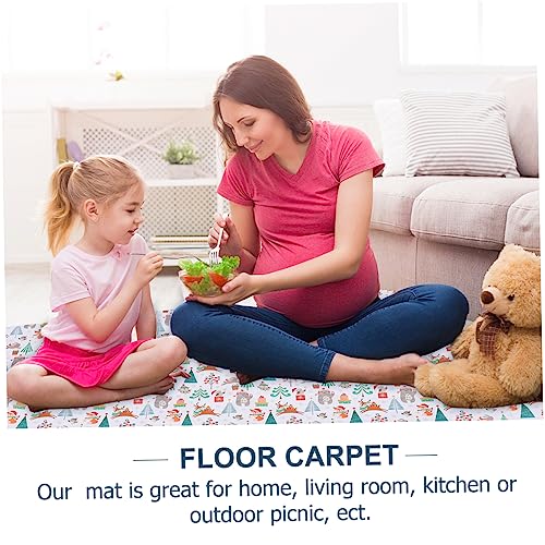 Asakkura Hoge Voet Eetkamerstoel Kussen Baby Speelkleed Bureau Mat Hoge Stoel Voor Baby'S Splat Mat Voor Onder Hoge Stoel Speelkleed Voor Baby Baby Activiteit Mat Baby Splat Mat Kind Pad - Afbeelding 8