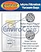 EnviroCare Premium Replacement Multi-layer Micro Filtration Vacuum Bags Compatible with Bissell Style 1 & Style 7 / PowerForce 3522, PowerGlide 3545, Bissell Plus 3350 Series 18 Pack