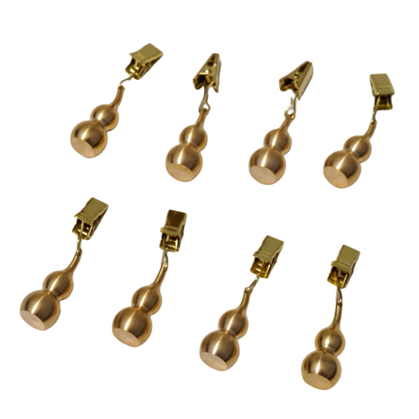 fexxkg Pack Of 8 Sturdy Copper Tablecloth Weights For Outdoor Picnics And Party Decorations