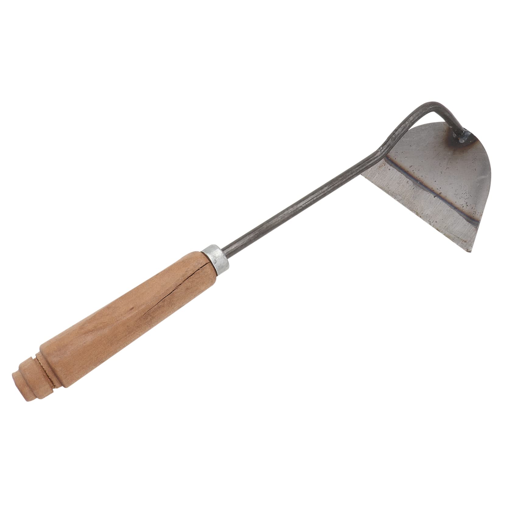 BESTonZON Portable Hoe Weeding Tool for Garden Handheld Hoe Made of Forged Iron Comfortable Non-Slip Handle