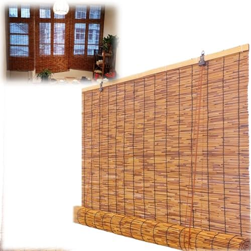 Breathable UV Protection Roller Blinds for Patios, Adjustable 15"x64" to 72", Sun Blocking Roman Shades for Windows – Optimal Light Control & Privacy